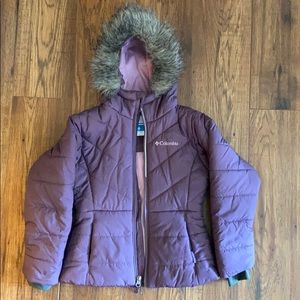 Columbia purple winter coat